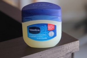 Vaseline for distressing