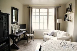 bedroom with desk
