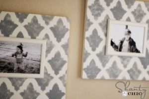 how to make a large picture frame
