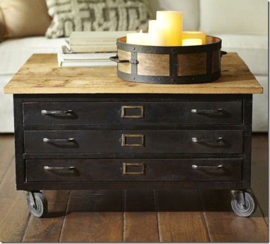 library-metal-wood-flat-file-coffee-table