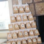 advent tree diy