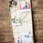 diy christmas card display