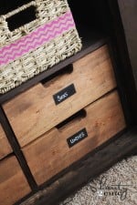 Chalkboard Labels on Furniture