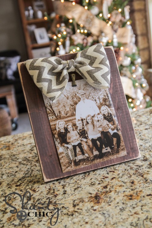 Bow Picture Frame DIY