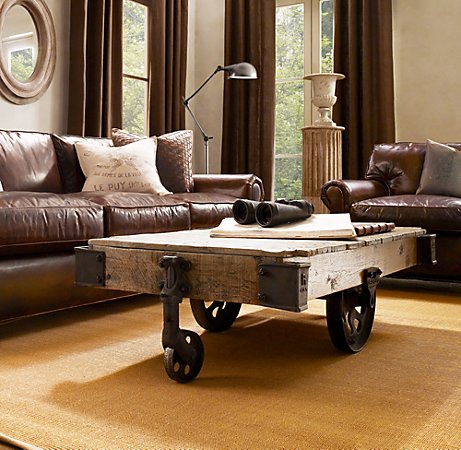 Factory Cart Coffee Table!!