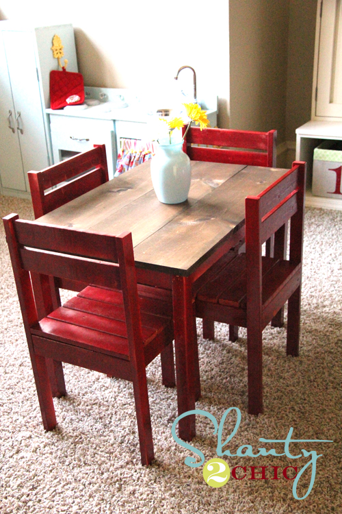 Table and Chairs for the Playroom