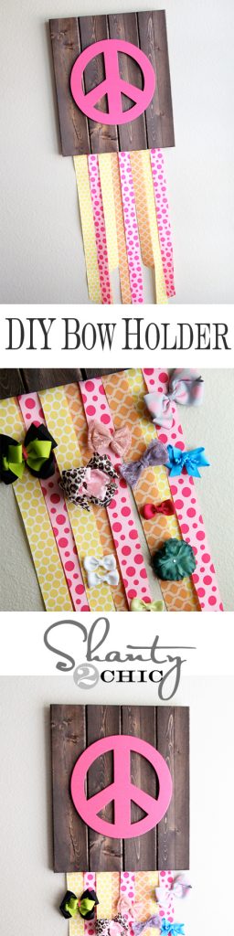 DIY Bow and Clip Holder