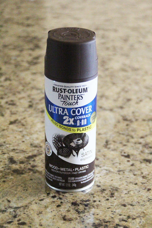 Rustoleum Espresso spray paing