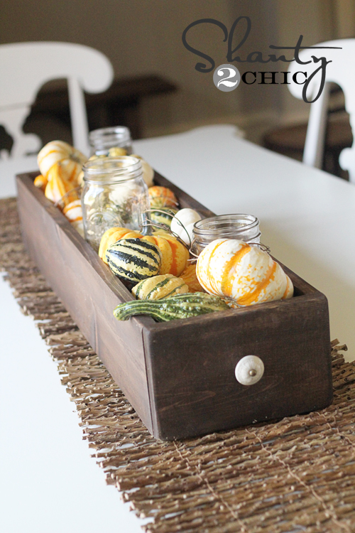 table centerpiece for fall