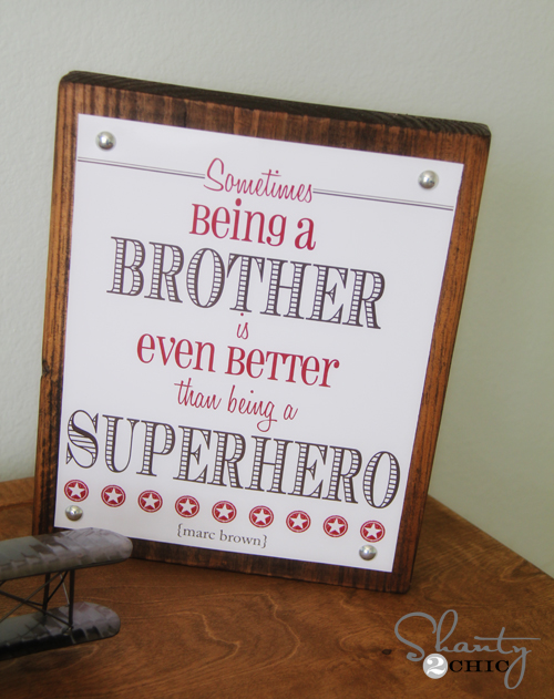 Free Printable – Brother Quote