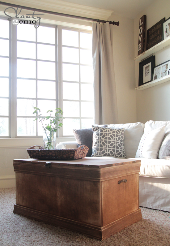 Chest sales coffee table