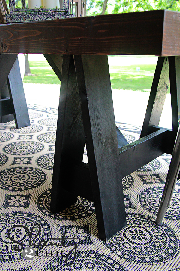 Sawhorse Dining Table