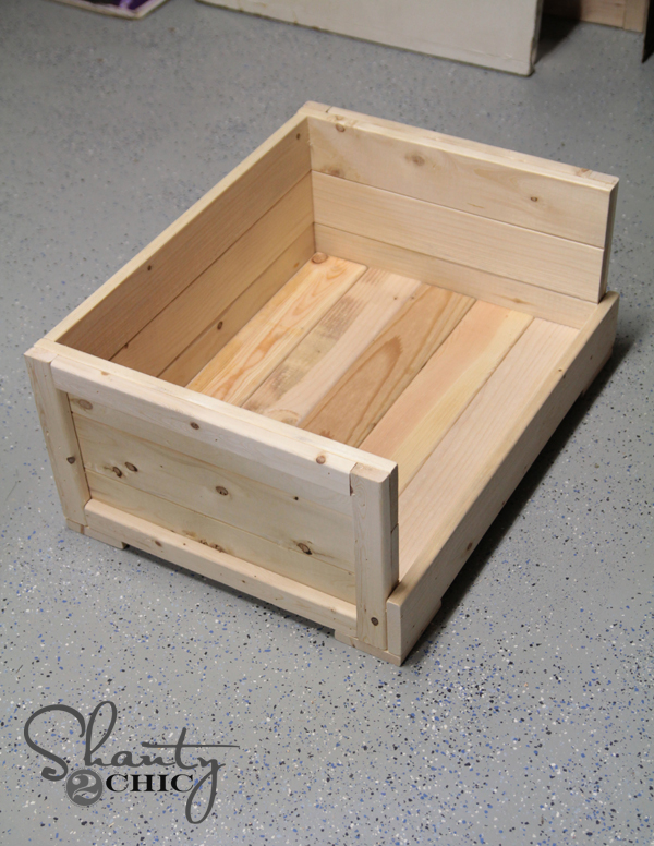 Amazing Bed in a Box - FineWoodworking DIY $12 Pet Bed!! - Shanty 2 Chic