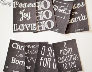 Free Printable Chalkboard Gift Tags - Shanty 2 Chic
