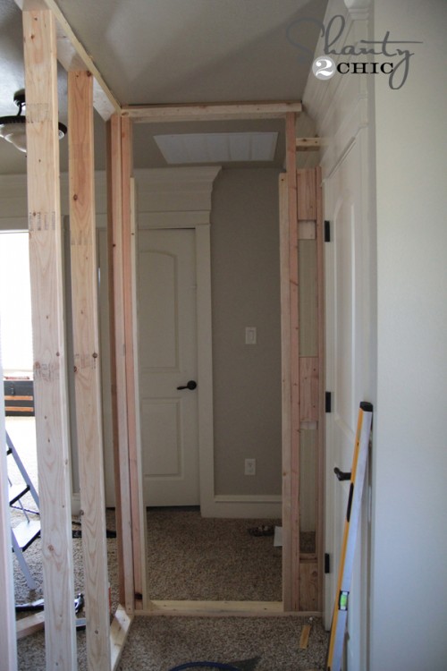 build a door frame