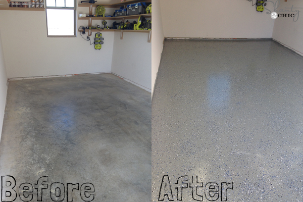 Easy Garage Floor Coating and a Giveaway!