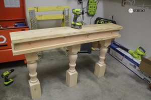 DIY Console Table - Shanty 2 Chic