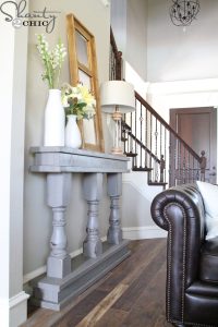 DIY Console Table - Shanty 2 Chic