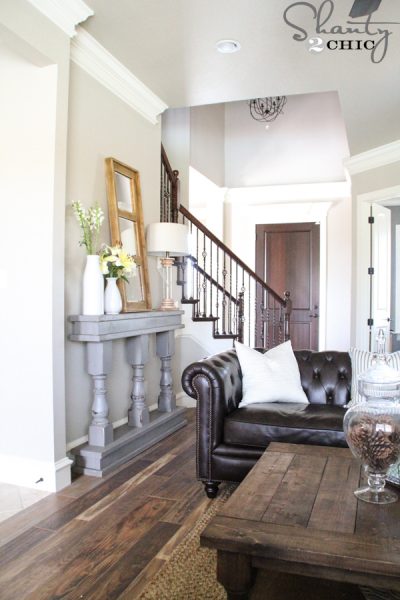 DIY Console Table - Shanty 2 Chic