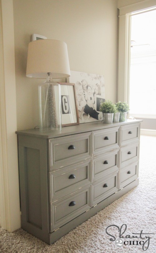 Laundry Basket Console Table