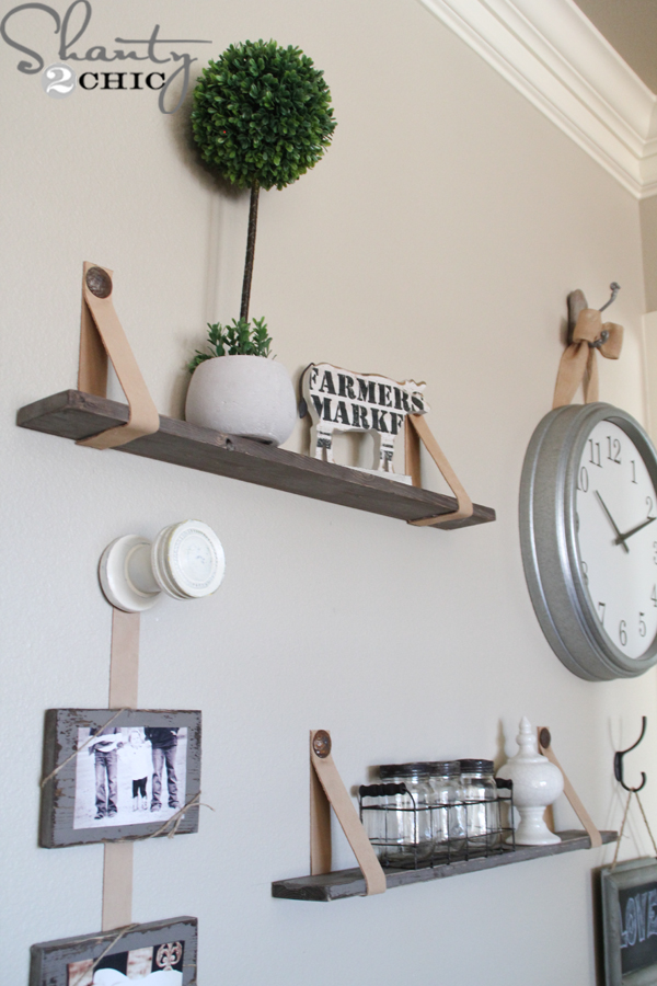 DIY-Shelves-with-Leather-Straps