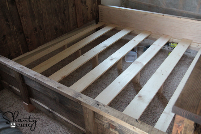 Attaching the king bed
