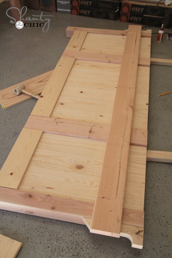 Building a king footboard