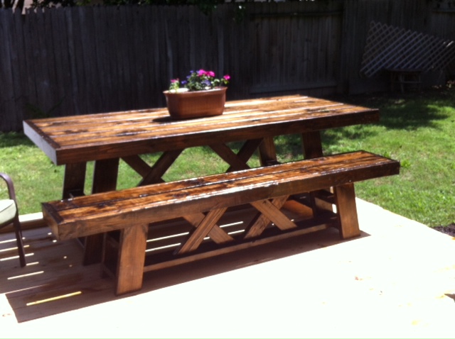 Diy Outdoor Table for $65