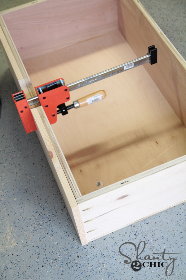 clamp drawer front