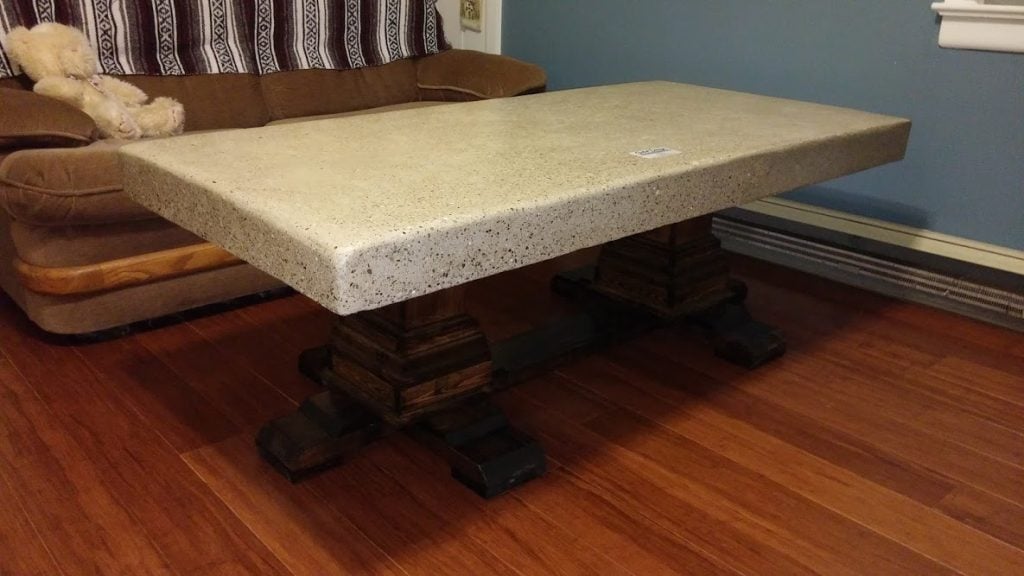 Concrete Pedestal Coffee Table Shanty 2 Chic