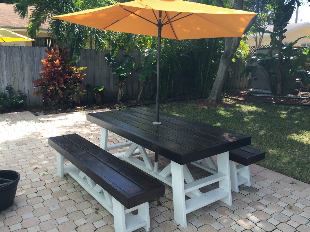 South Florida DIY Outdoor Table Shanty 2 Chic