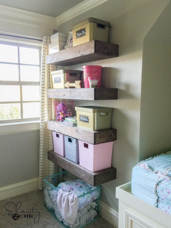 DIY Floating Shelves Plans and Tutorial - Shanty 2 Chic
