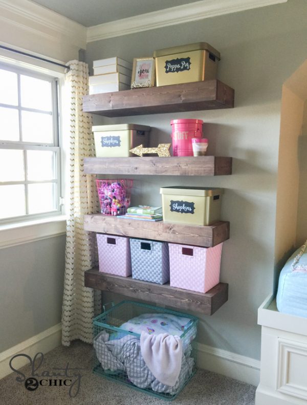 DIY Floating Shelves Plans and Tutorial Shanty 2 Chic
