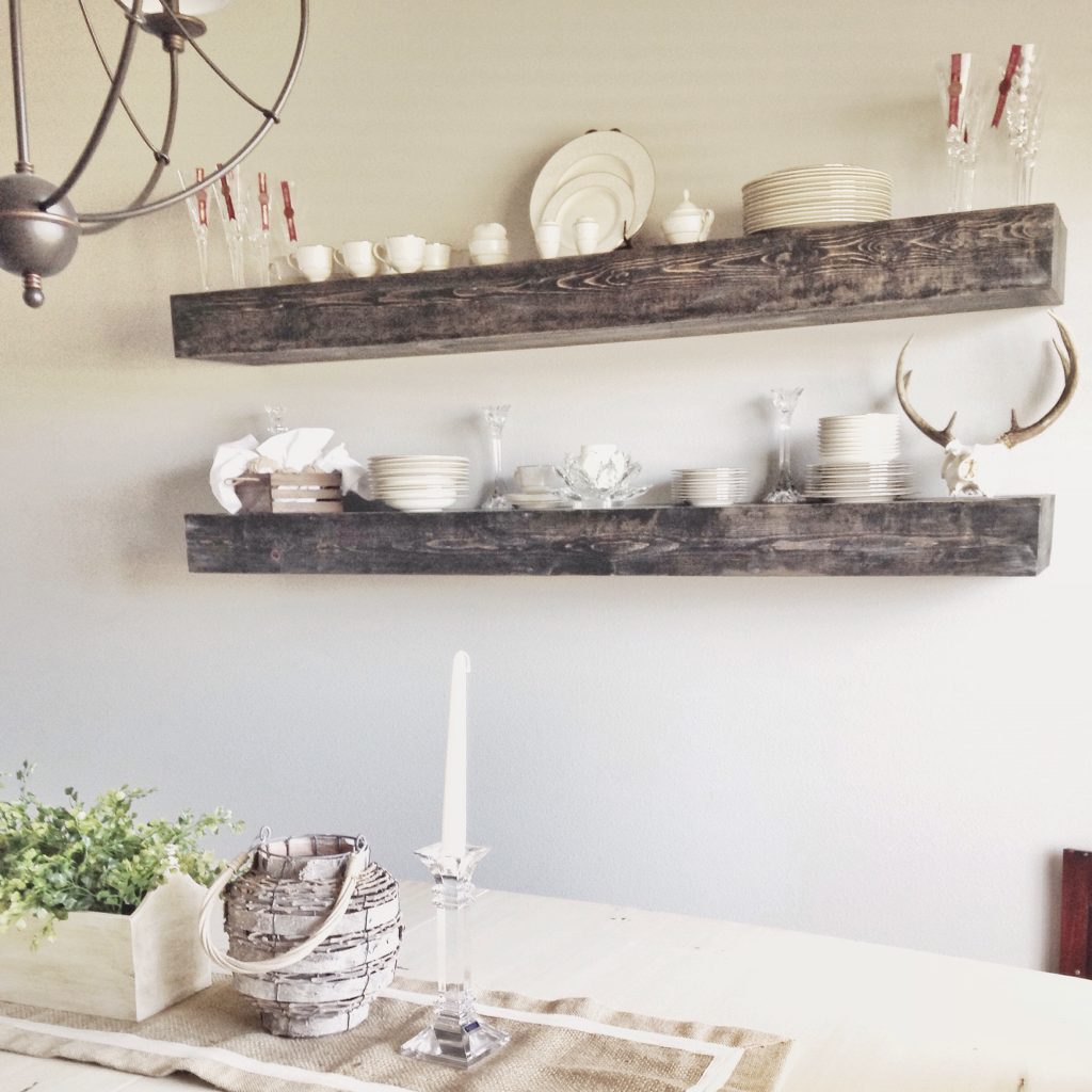 Floating dining shelves Shanty 2 Chic