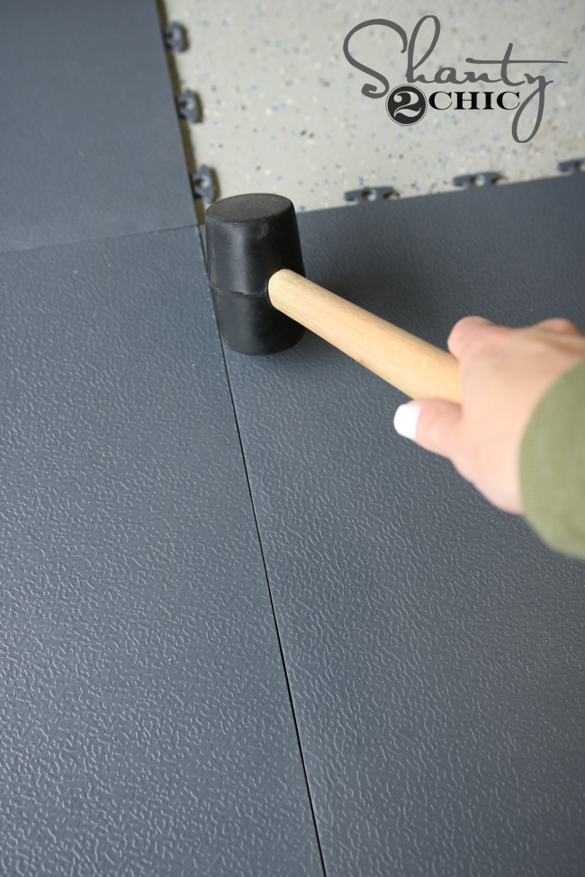 Use Rubber Mallet for install