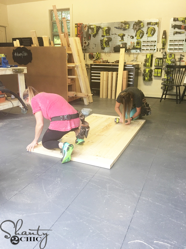 DIY Industrial Farmhouse Table - Shanty 2 Chic (600 x 800 Pixel)