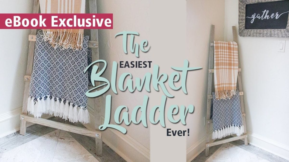 DIY Blanket Ladder for 10 Shanty 2 Chic