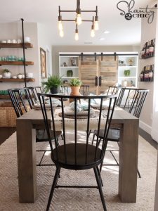 Rustic Modern Dining Room - Shanty 2 Chic