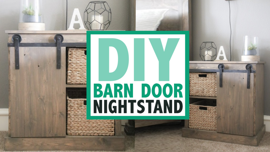 Sliding Barn Door Nightstand DIY Shanty 2 Chic