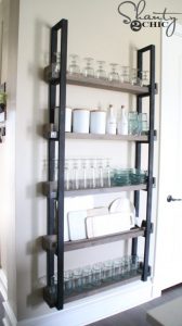 DIY Floating Plate Rack and How-To Video - Shanty 2 Chic