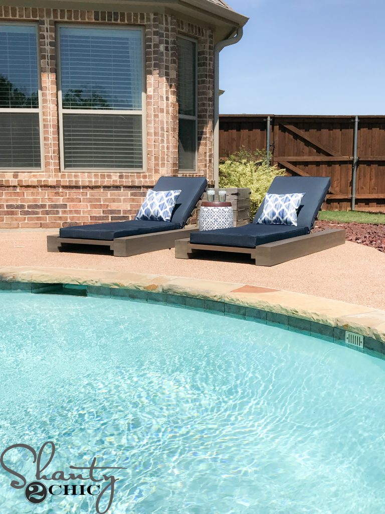 poolside lounge chairs on Diy Outdoor Lounge Chair And How To Video Shanty 2 Chic