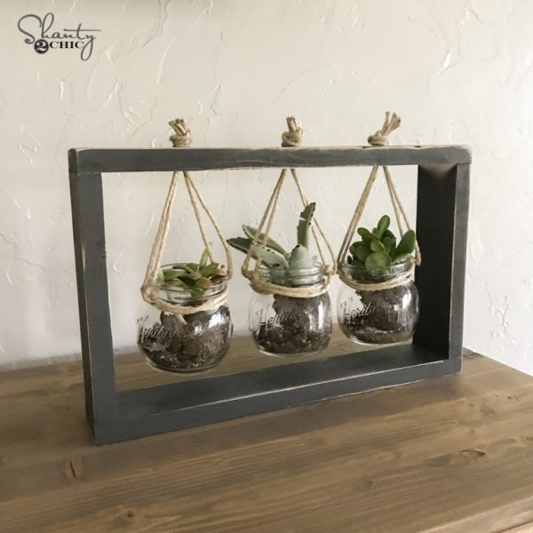 $10 DIY Succulent Frame - Shanty 2 Chic