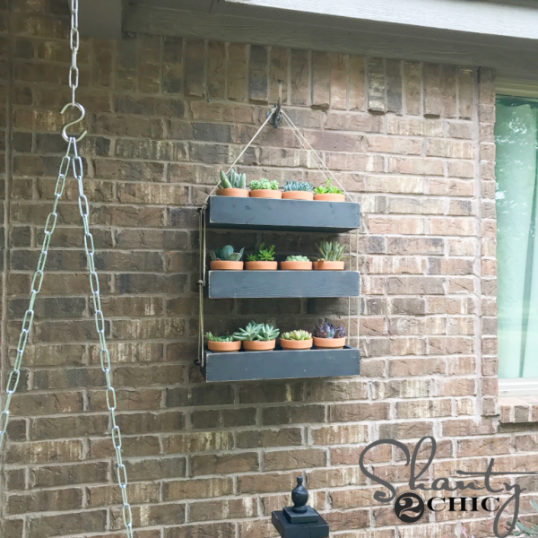 DIY Hanging Planter For $30! An Easy DIY With How To Video - Shanty 2 Chic
