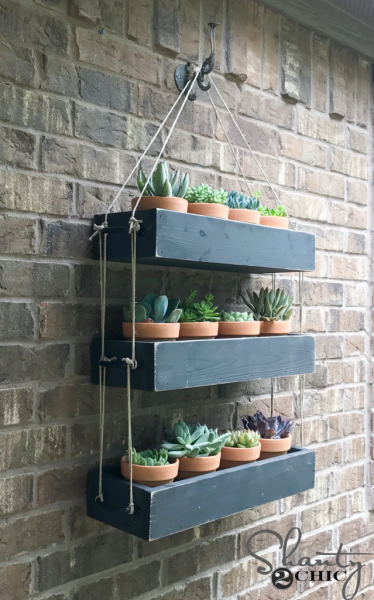 DIY Hanging Planter For $30! An Easy DIY With How To Video - Shanty 2 Chic