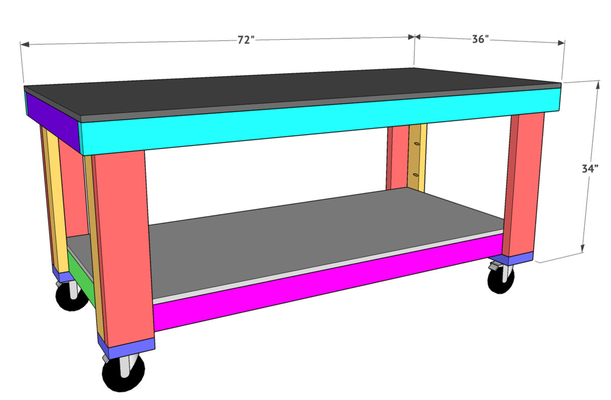 DIY Workbench Shanty 2 Chic