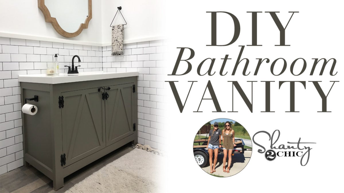 DIY Modern Farmhouse Bathroom Vanity Shanty 2 Chic