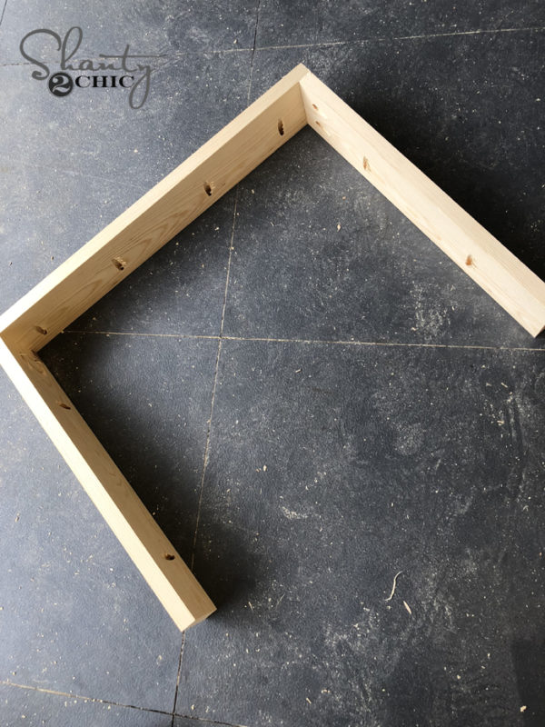 DIY Rustic Modern Writing Desk - Shanty 2 Chic