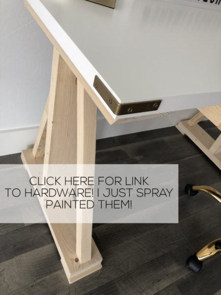DIY Rustic Modern Writing Desk - Shanty 2 Chic