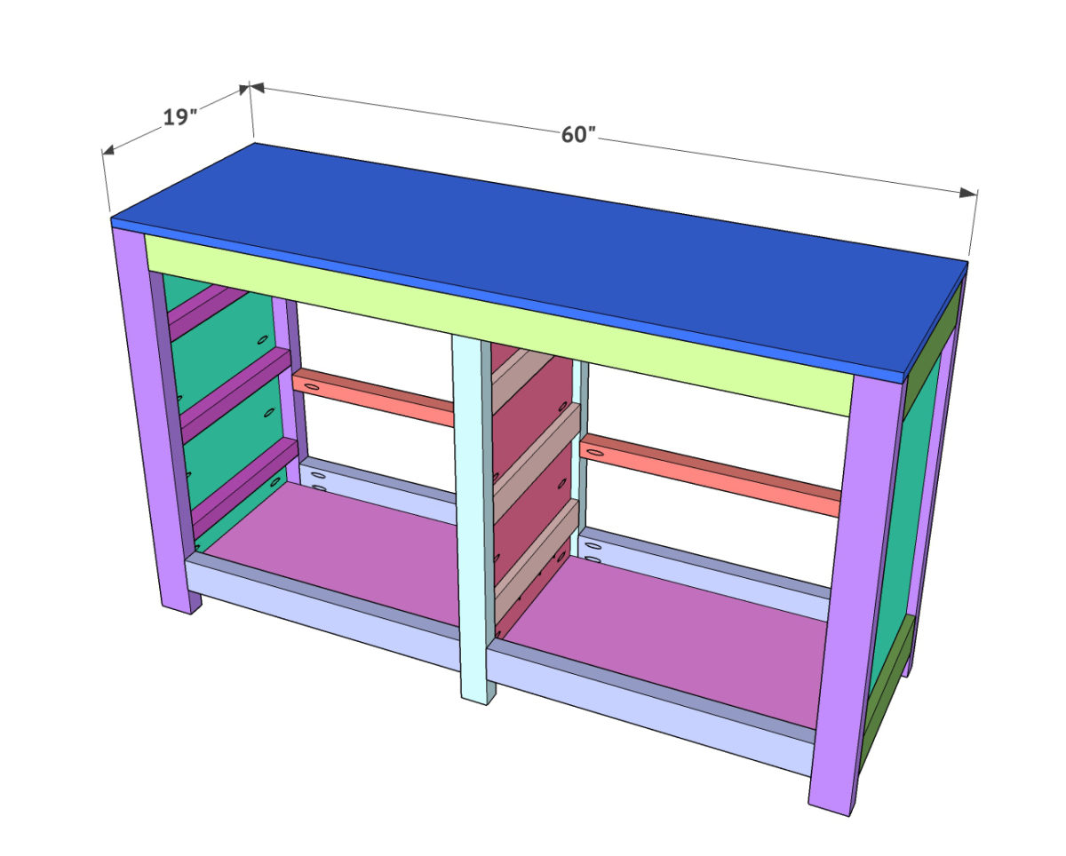 DIY Modern Farmhouse 6 Drawer Dresser