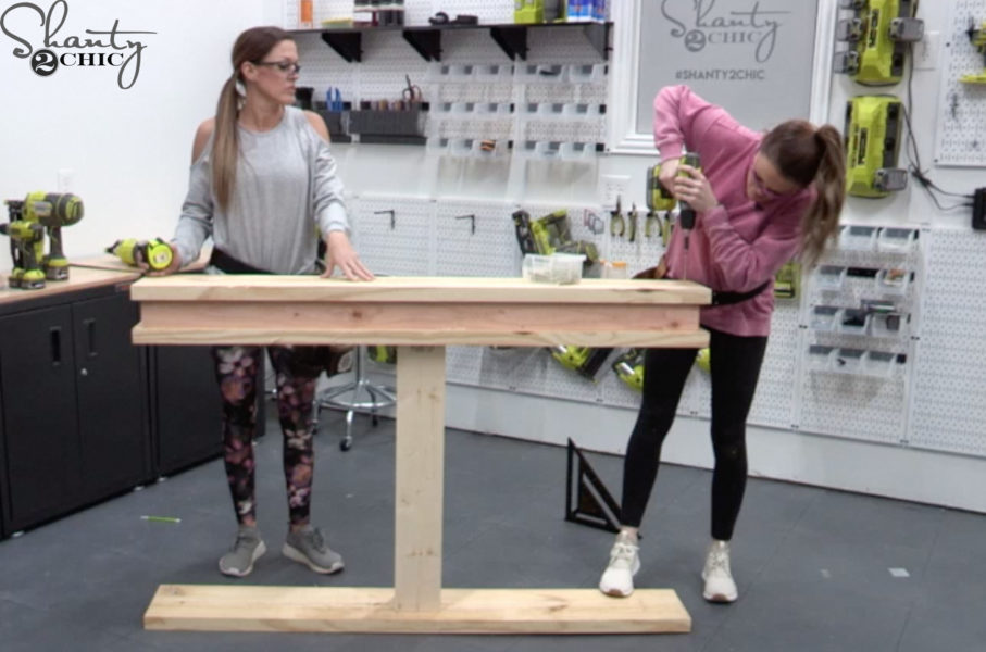 DIY Narrow Console Table - Shanty 2 Chic